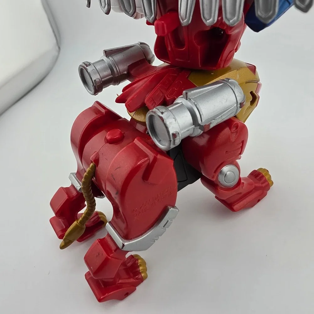 Power Rangers Wild Force Red Lion‎ Zord Action Figure Bandai 2001 Vintage